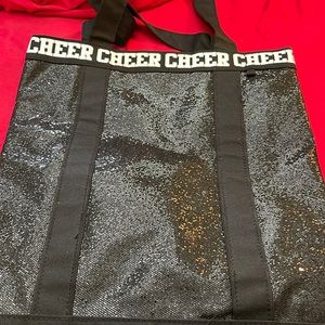 Black sequin cheer bag.